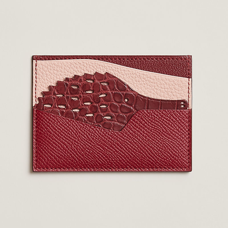 HERMES エルメス ヴィジョネア32 ポストカード カードカバー レザー Histoire Naturelle card holder | Hermès USA